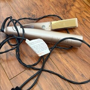 Tyme Pro 2-in-1 Titanium Hair Straightener Hair Curling Iron Original Rose Gold